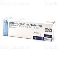 BIOGARAN Glycérol Vaseline Paraffine crème 250 g