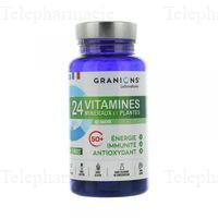GRANIONS Immunit&eacute; & Energie - 24 Vitamines Min&eacute;raux et Plantes 90 comprim&eacute;s