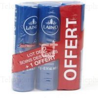 LAINO Soin des l&egrave;vres fragilis&eacute;es parfum fraise stick de 4g
