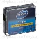 Manix Super bo&icirc;te 4 pr&eacute;servatifs lot de 4 Bo&icirc;te de 4 pr&eacute;servatifs