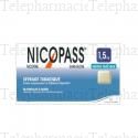 NICOPASS 1,5MG S/S MENT PAST