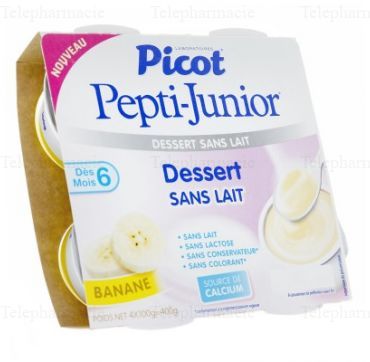 Mon 1er Dessert sans Lait Banane 4 x 100g