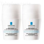 LA ROCHE-POSAY D&eacute;odorant peaux sensibles 24h 2 roll'ons x 50ml